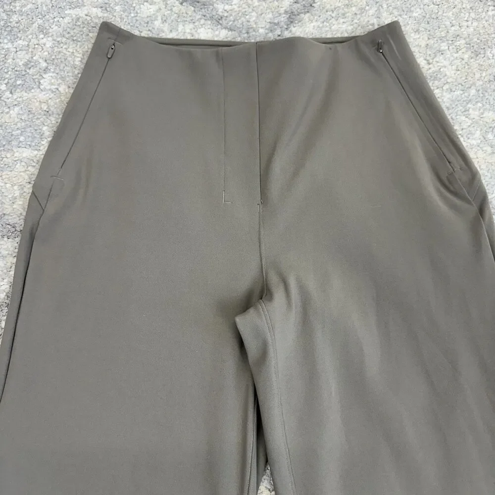 Lululemon Smooth Fit Pull On High Rise Pant Size 4 Taupe Sage Casual Preppy